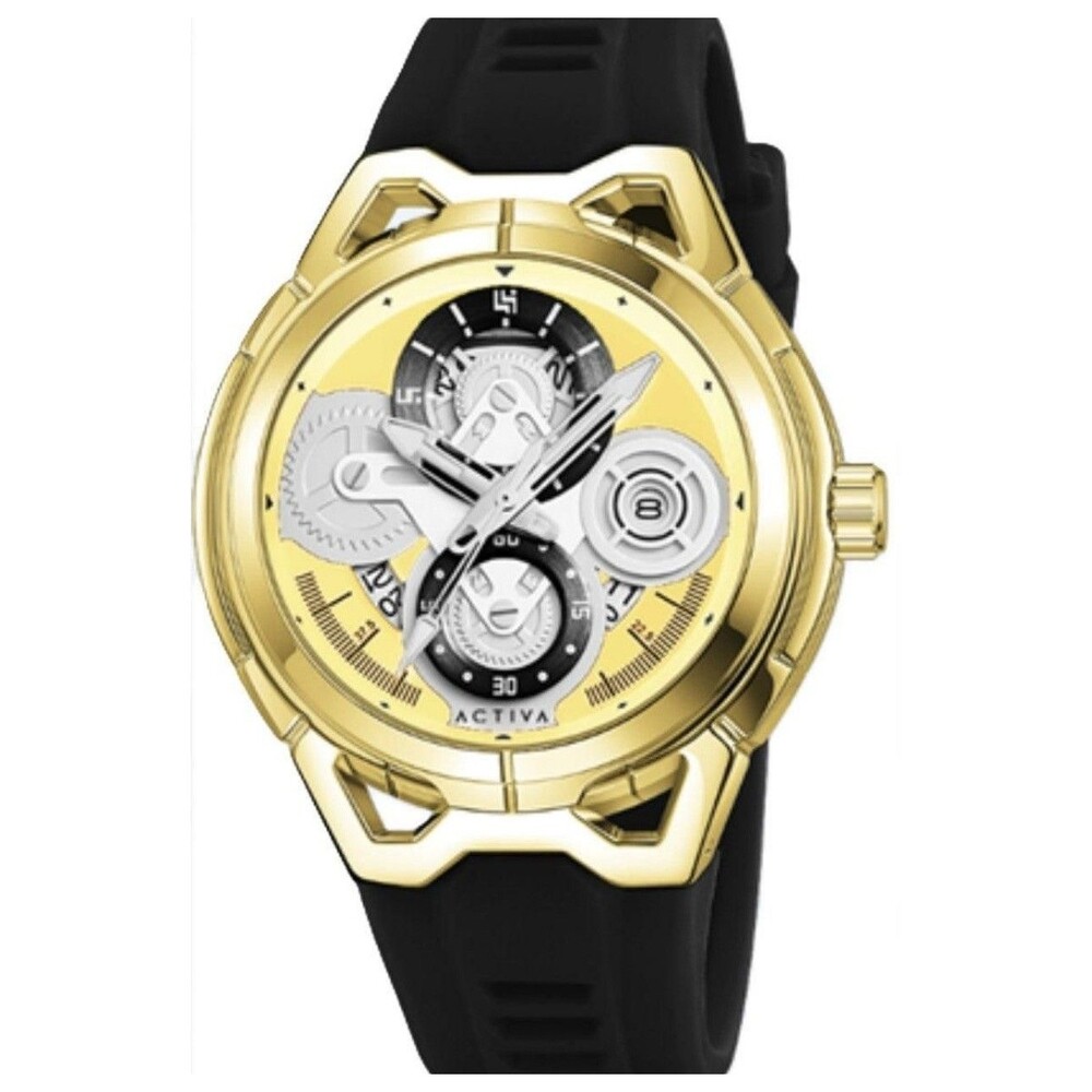 Activa Drift X Invicta Men's Watch - 44mm. Black/Gold (ACW9349-009)